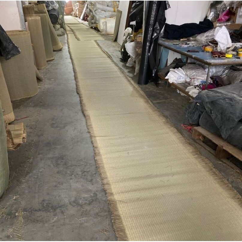 半成品草席 榻榻米垫面料引苜草门幅90cm95厘米整卷蔺草席培