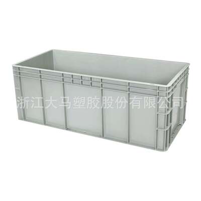 厂家直供 EU4933防静电加厚耐摔塑料箱 物流专用箱周转箱