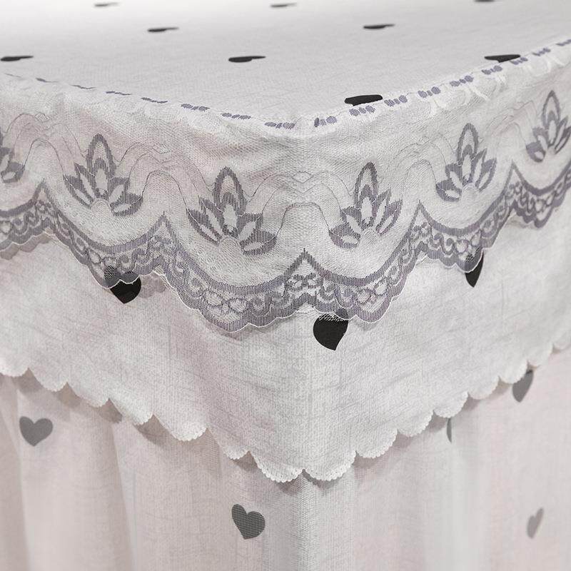 款家用遮儿童防摔新支架防尘床上顶布光蚊床帘一体式新型卧1999帐