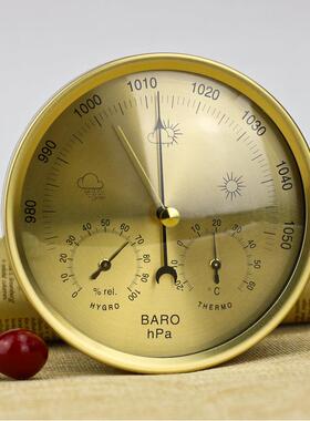 气压计温度计湿高度天气预报船用家晴雨表MRY空大气压力表百瑞BAR