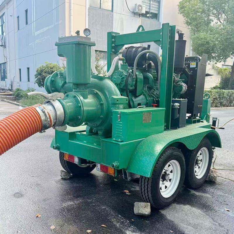 柴油机水排泵厂家直营排水泵自排污泵拖抽水吸机应车急771救援水