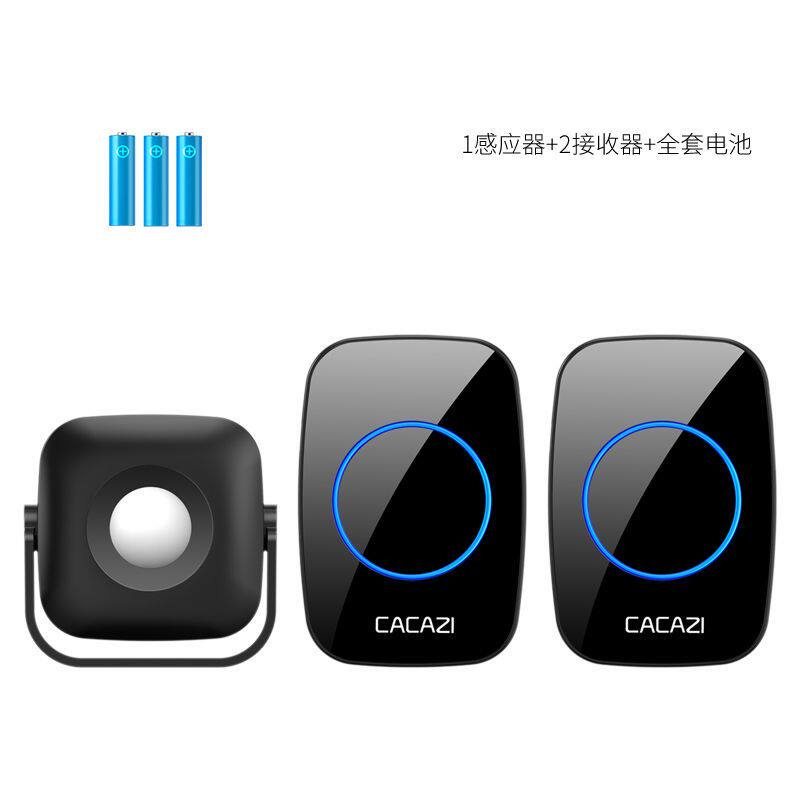 门口欢迎光临感应器进门语音提示迎宾器超市分体门铃商用一拖二