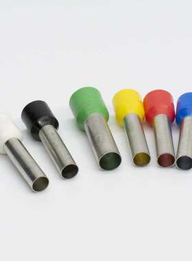 CJH紫铜VE16-12/18/20/25管型预绝缘接线端子套管式E型管针形铜管