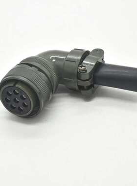 圆形航空插头MS3108A22-23S弯头+MS3102A22-23P固定公座连接器