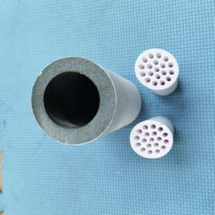 【五峰山牌】微孔陶瓷过滤管陶瓷滤芯陶瓷膜过滤管平口陶瓷膜滤芯