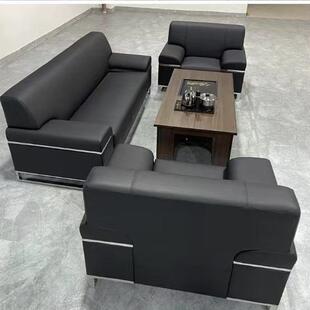 办公沙发沙发办公室接待两用现代简约会客单人三人位茶几组合套装