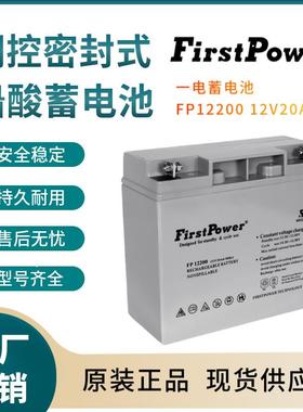 一电蓄电池FP1220012V20AH紧急电源变电站紧急电源