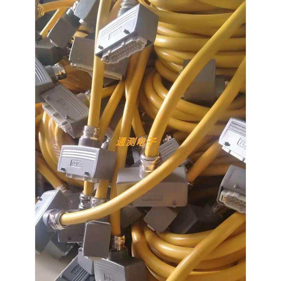 热流道温控箱连接线模具线16/24针/芯注塑模具温控器信号线缆电缆