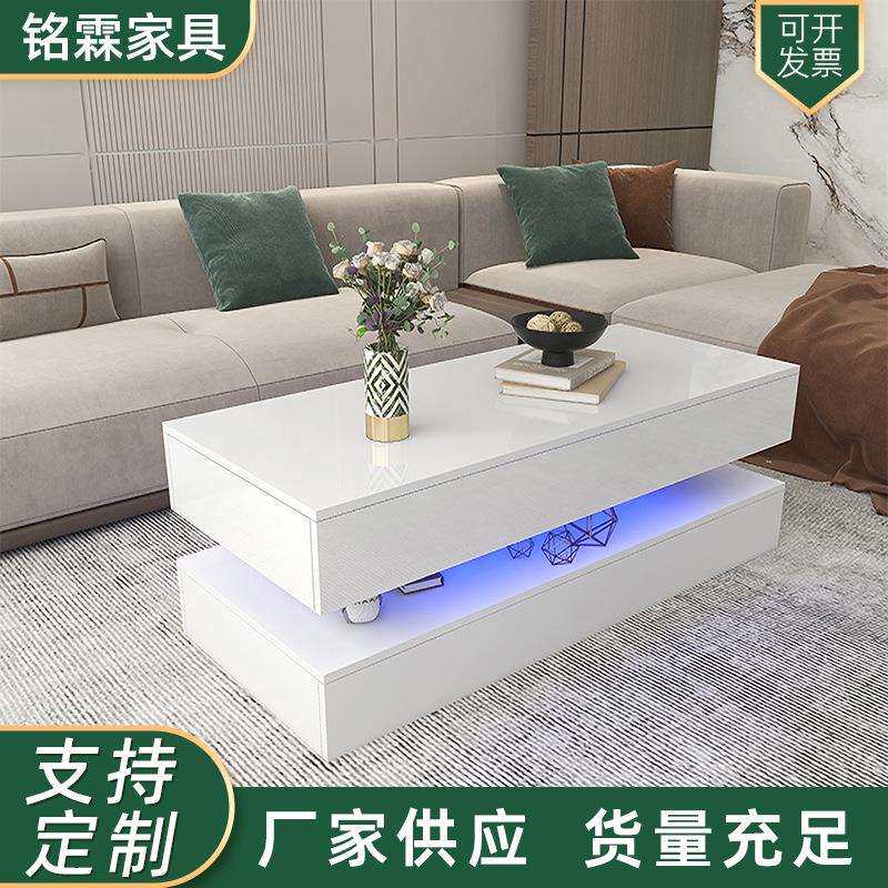 欧式茶几家用客厅简约现代出租屋小户型阳台茶桌茶台