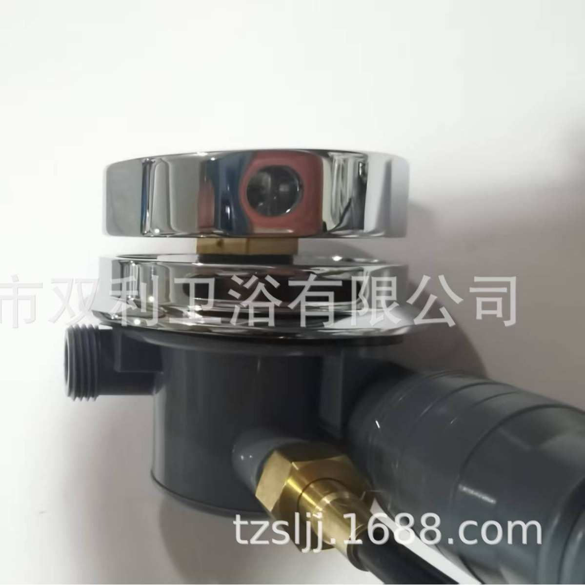 手轮旋转式浴缸多功能下水器进水排水溢水连体三合一多功能下水器