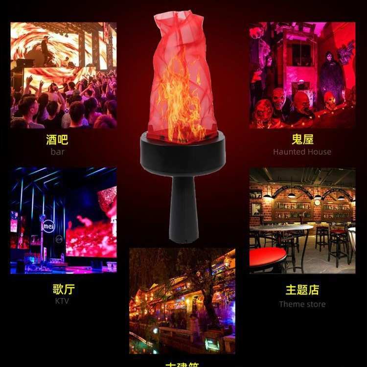 电子仿真火炬运动会开幕式庆典手持假火把舞台活动道具手举火焰灯