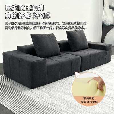 压缩沙发出口款Compression Sofa高密度海绵一体成型沙发真空压缩