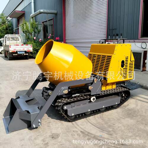 750式公斤小型搅拌车 搅IHA履带拌车厂搅家 全液压拌车出口