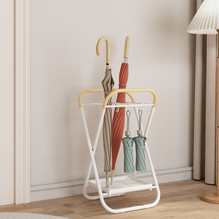 雨伞收纳筒置物架子商用轻奢家用门口网红酒店大堂入门装伞架子