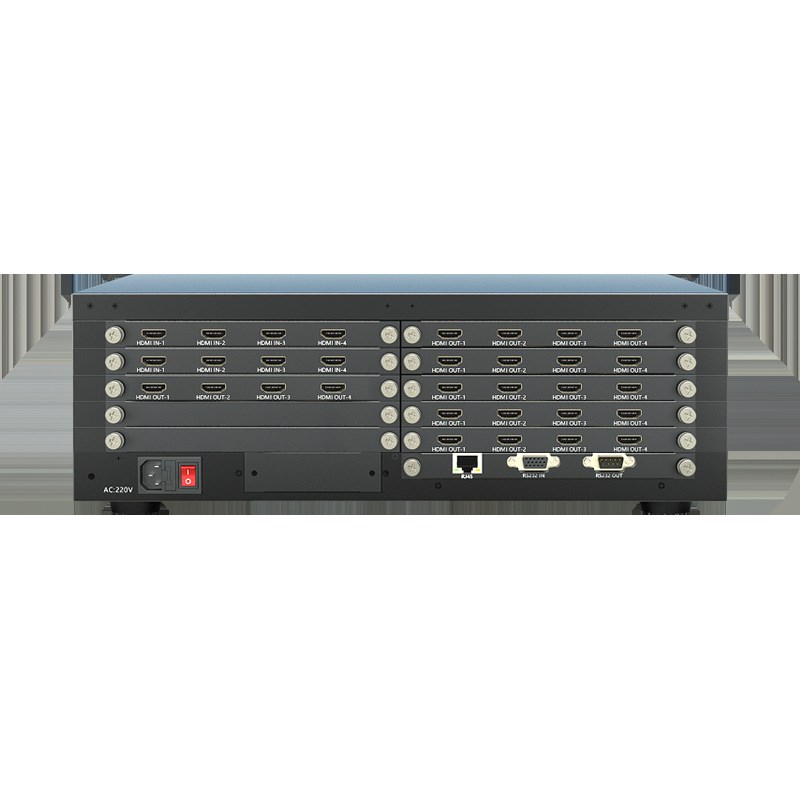 8进24出拼接屏拼接处理器矩阵切换器电视墙视频拼接控制器高清2K