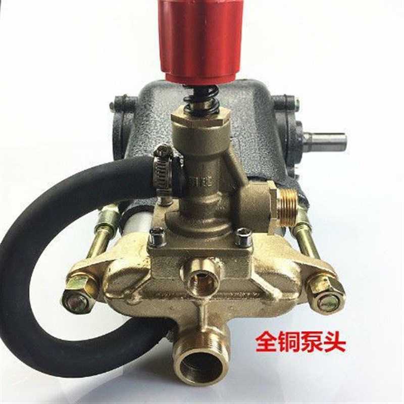 上海黑猫商用高压清洗机洗车泵刷车泵机55型58型40型全铜高压泵头
