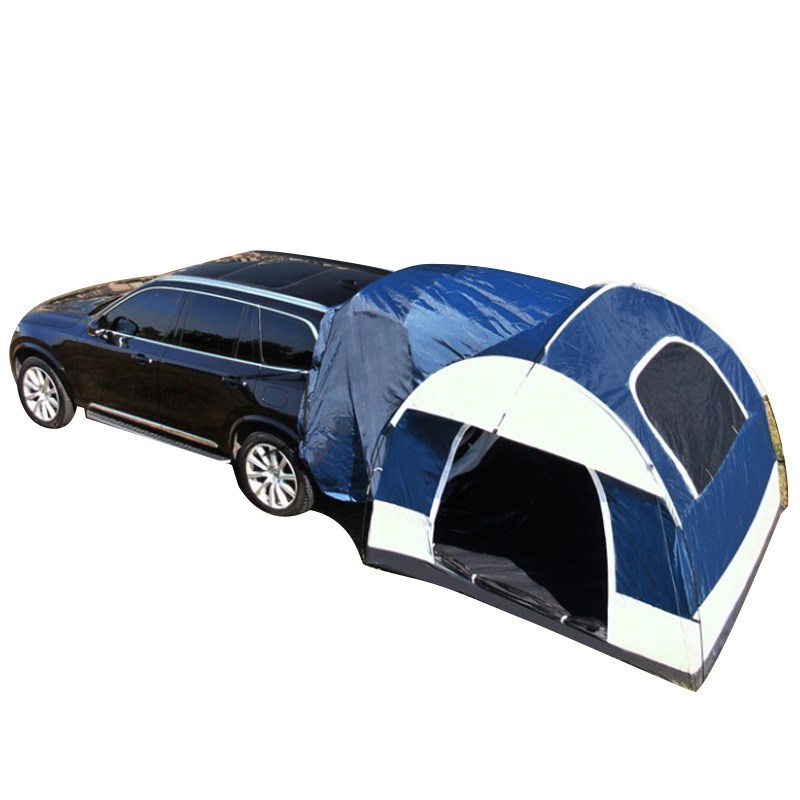 SUV车尾帐篷自驾游后备箱车载车顶帐篷野营简易户外房车户外露营