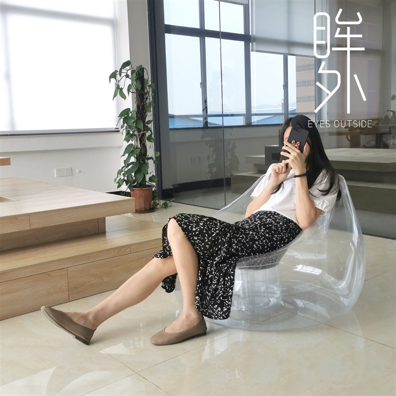 【透明充气沙发】眸外网红空气沙发音乐会沙发懒人沙发