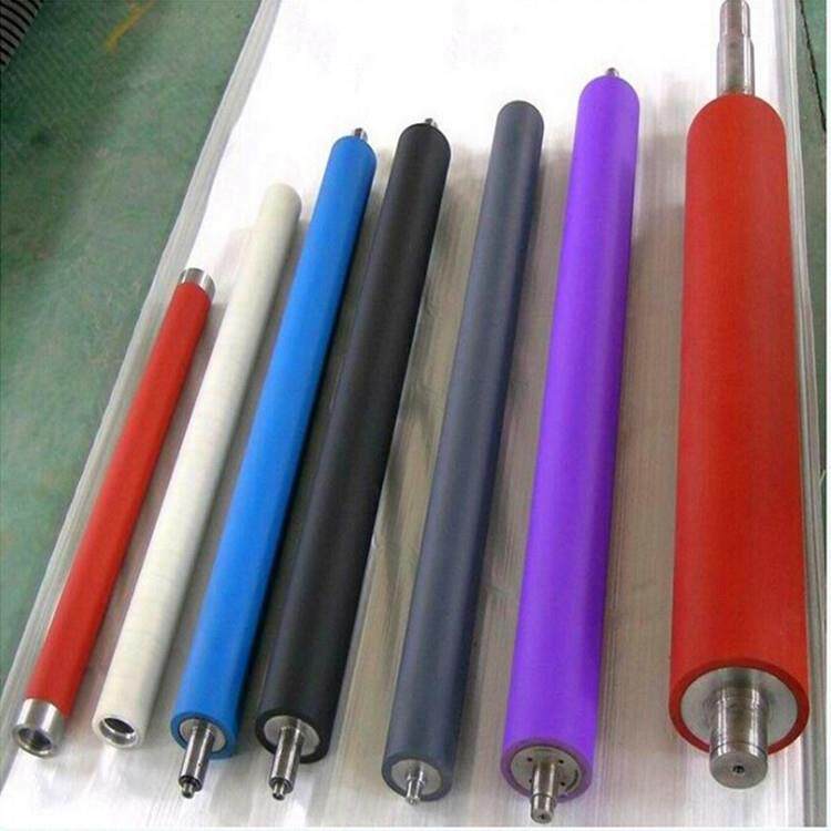 供应海德堡尼龙窜墨辊包胶滚筒各种规格机械配件欢迎来图来样制造