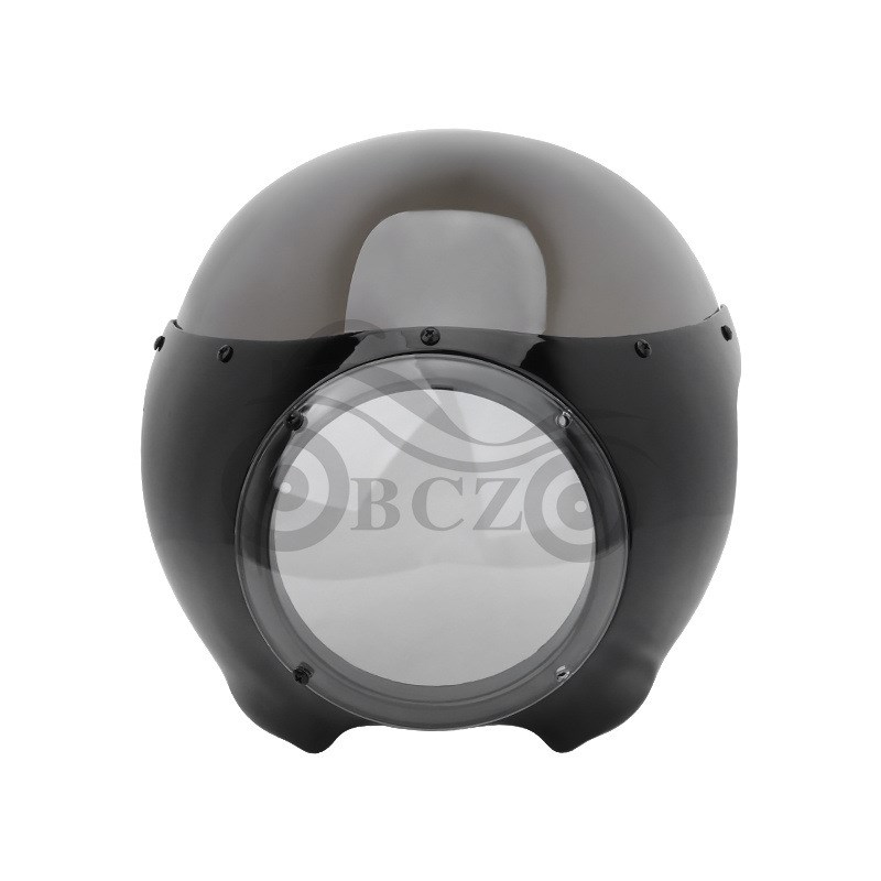 摩托车配件 ST250改装复古圆灯头罩头盖 整流罩 猪头罩导流罩