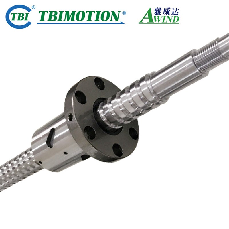 台湾TBI滚珠丝杆 TBI精密研磨SFNI激光切割机滚珠螺母 丝杠