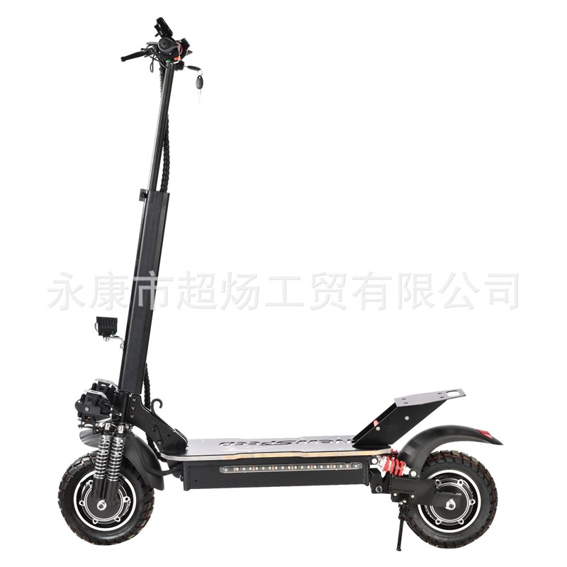 48v大功率双驱前后双减震可定制亚克力板高续航成人代步电动滑板