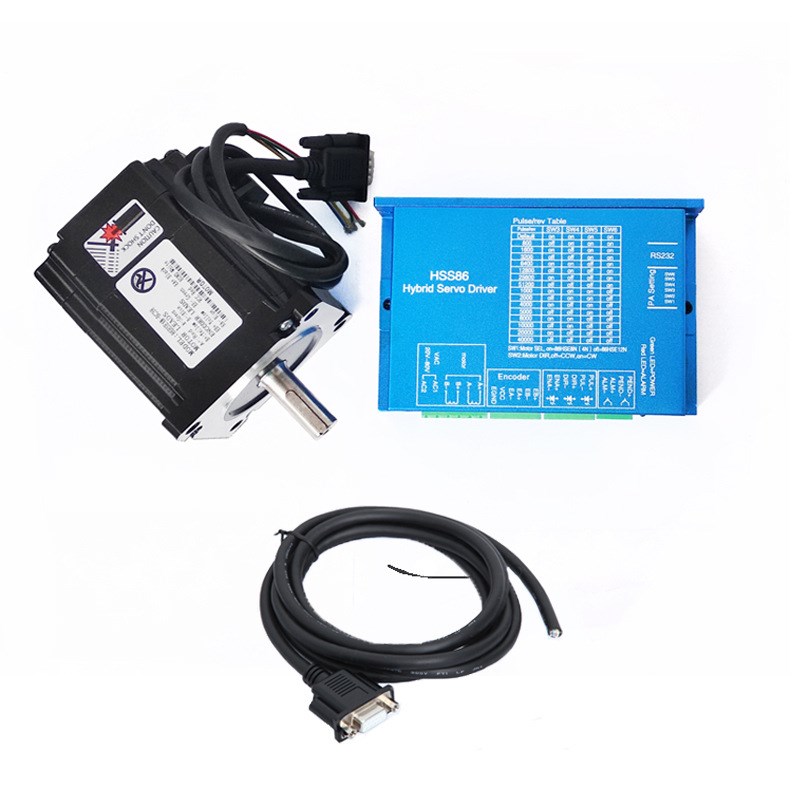 86高速步进闭环电机86HSE4N4 8 12Nm牛米配闭环驱动器HSS86套装