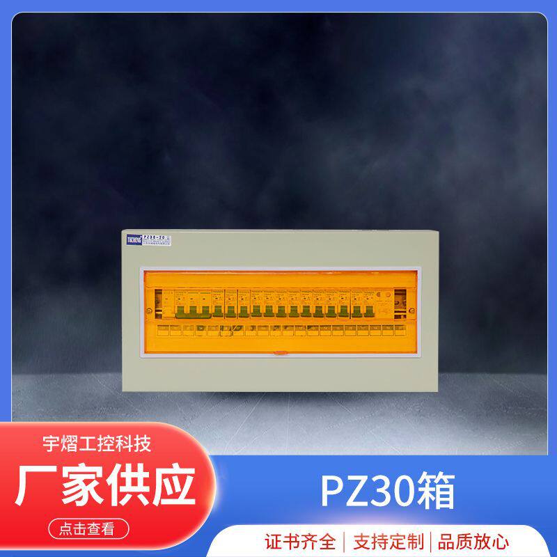 PZ30配电箱家用塑料盖板回路箱明装室内照明15回路空气开关盒