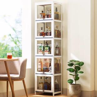 靠墙酒柜展示柜家用客厅酒柜置物架红酒架子瓶架多层斜放红酒架