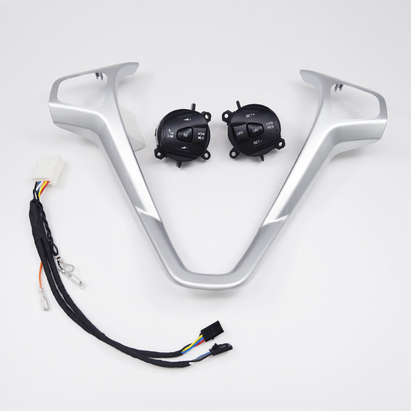 适用福特MK7MK8翼搏福睿斯新嘉年华多功能方向盘按键定速巡航改装
