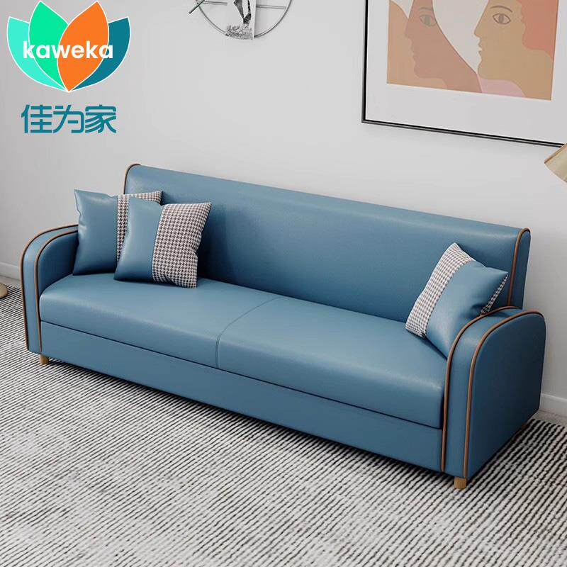 ft新款免洗科技布储物沙发小户型简约现代客厅公寓单人双人三人租