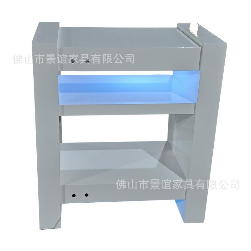 理发工具柜发廊专用储物不锈钢剪发柜工具台置物架美发店工具柜子
