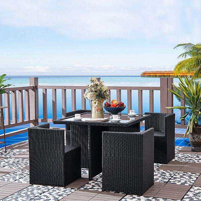 户外桌椅组合可收纳藤椅套件休闲庭院阳台花园露台藤桌椅三五件套,标准件/零部件/工业耗材,车间地垫,淘宝优惠券,粉丝福利购,淘宝优惠卷