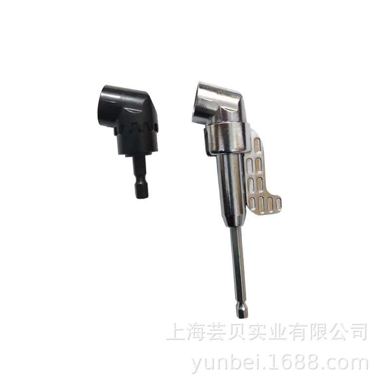 软轴金属连接杆200/300mm批头拐角器风批铆珠方头延长杆套装