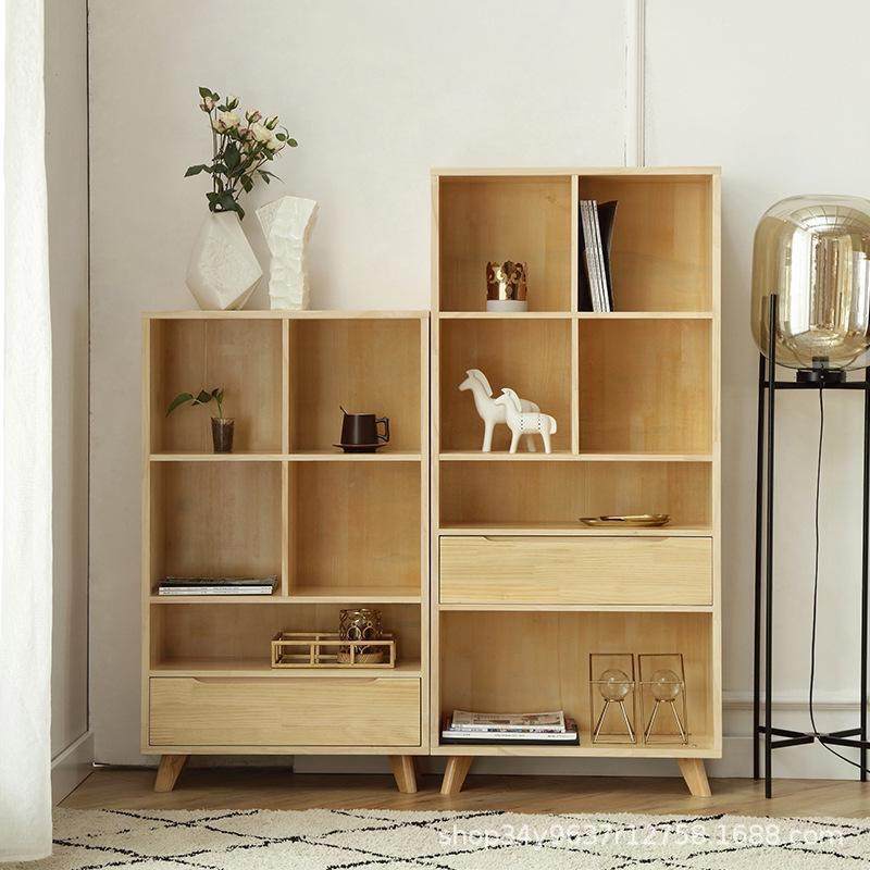 实木书柜北欧木书房书架简易组合置物架四层五层简约多功能架子,农机/农具/农膜,其它农用工具,淘宝优惠券,粉丝福利购,淘宝优惠卷