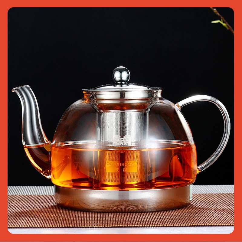 ∞2023新款电磁炉玻璃茶壶煮茶器加厚耐热烧水泡茶壶电陶炉单