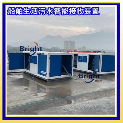 长江码头沿岸船舶智能污水接收装置AH-5立方电动岸上提升装置