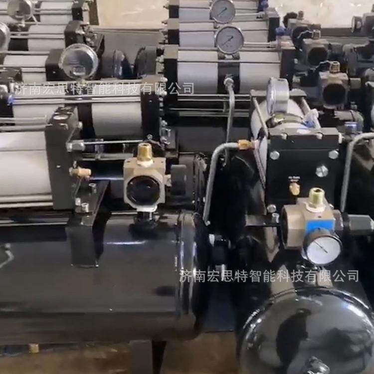 气泵压力增大设备空气增压机气体增压泵配稳压缓冲罐气驱HST