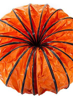 12寸PVC风管隧道排风厨房通风排烟抽风SMDY排气管伸缩软管风机管