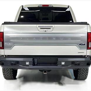 适用15-23年福特猛禽F150改装竞技厚保险杠后护杠越野防撞杠配件