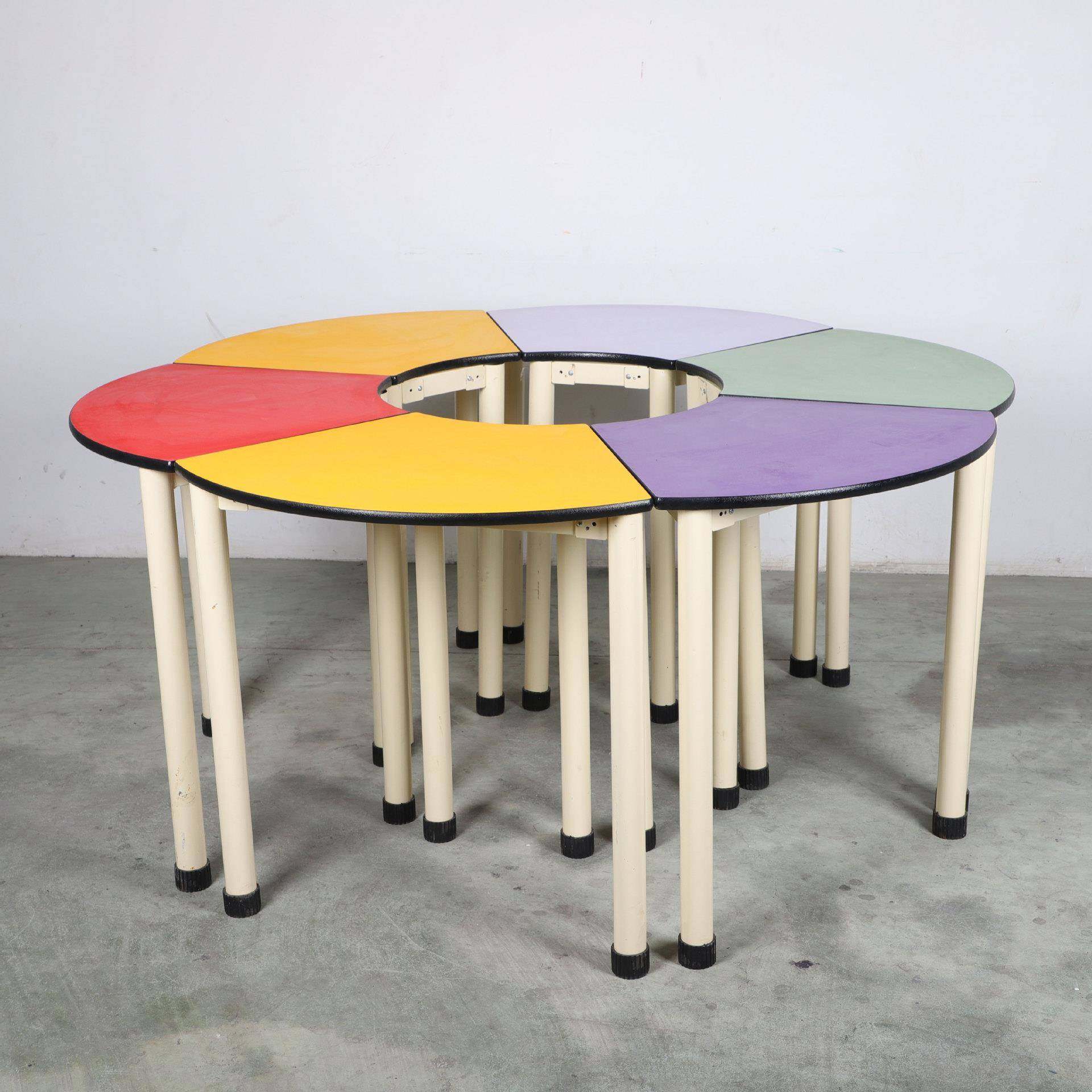 博力教学设备实木彩色六角拼桌阅读桌分体桌凳子异形桌,农用物资,其他肥料,淘宝优惠券,粉丝福利购,淘宝优惠卷