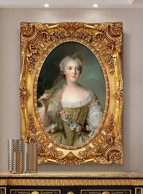 玄关装饰画大芬村走廊过道法式欧式宫廷人物油画壁画复古别墅挂画