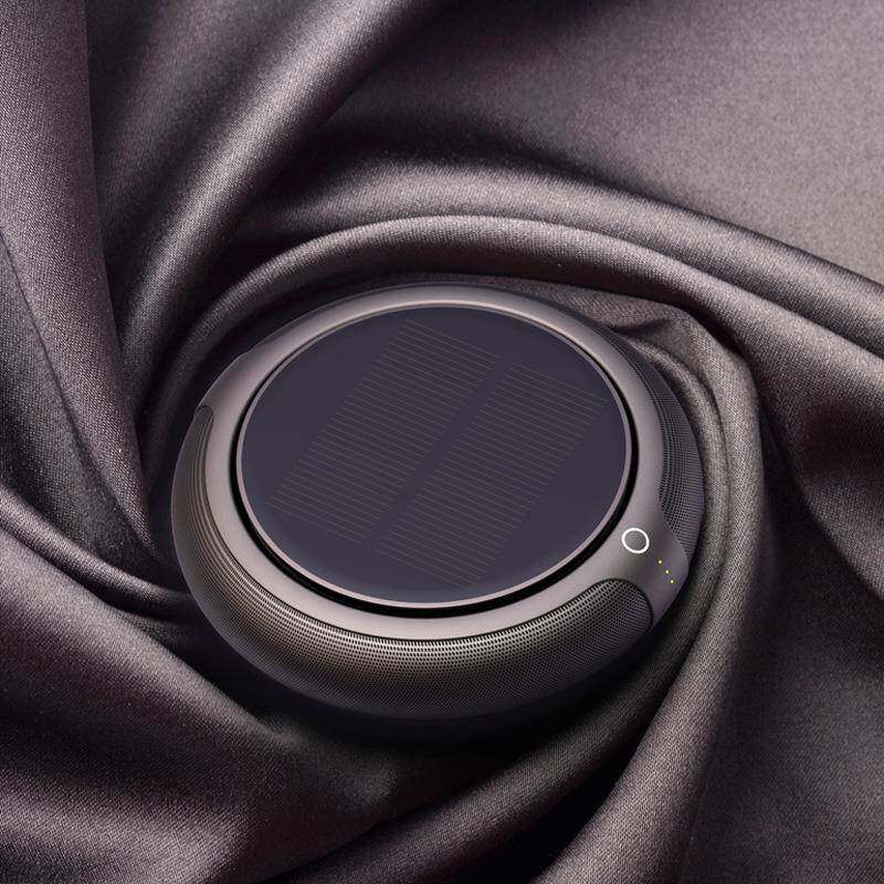 太阳能车载空气净化器小型负离子净化器无线智能汽车用空气净化器