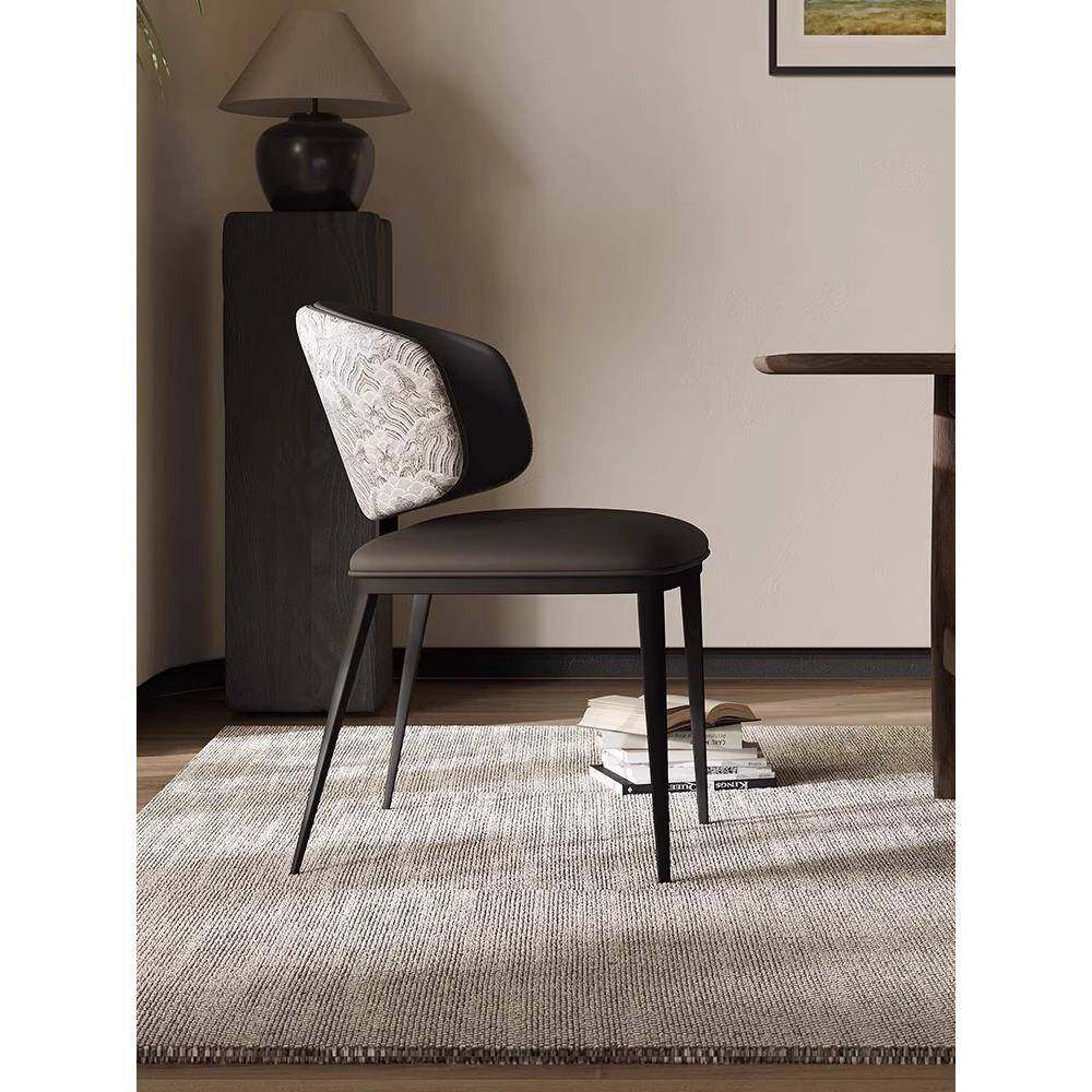 国潮风意式极简餐椅家用简约现代轻奢感靠背北欧2025新款椅子,农用物资,其他肥料,淘宝优惠券,粉丝福利购,淘宝优惠卷