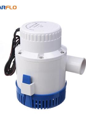 直流低压舱底泵2000GPH12V水泵非自动大流量水泵跨境零售