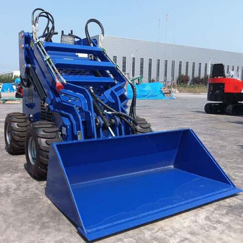 轮式装载机HT430小型农用汽油小铲车站立式滑移装载机