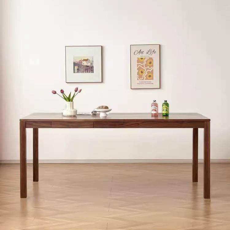 黑胡桃木餐桌全实木书桌北欧原木工作台桌子茶桌长方形办公桌,玩具/童车/益智/积木/模型,毛绒/玩偶/公仔/布艺类玩具,淘宝优惠券,粉丝福利购,淘宝优惠卷