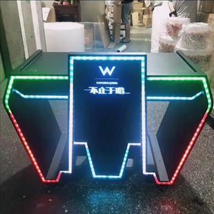 定.制酒吧打碟台亚克力发光dj台打碟台可移动打碟机桌打碟机全套