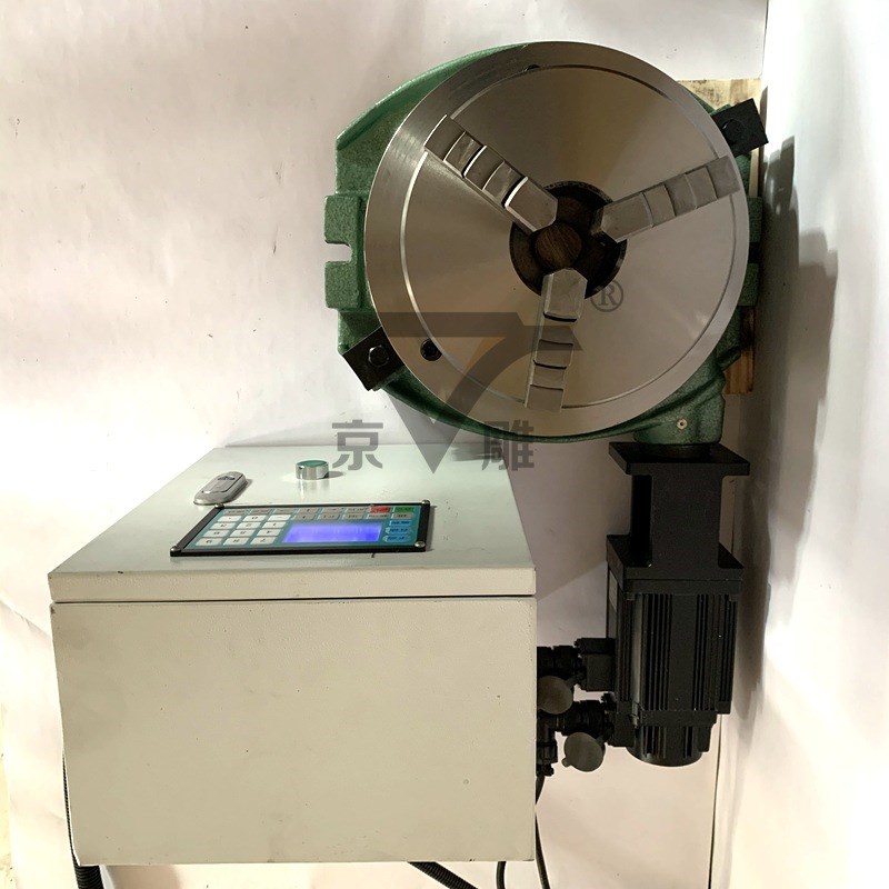 TS400A回转工作台+法兰+卡盘+控制台+伺服电机16寸旋转卧式分度盘