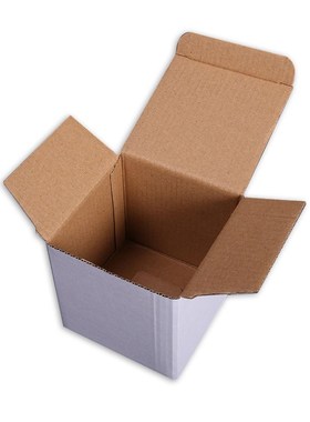 定做快递长方形普通纸箱定制品杯子现货白色瓦楞纸板白飞机盒纸盒
